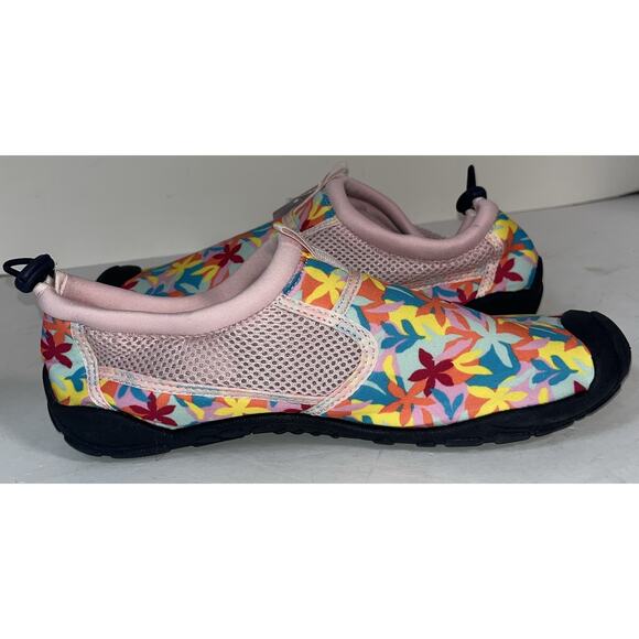 Lands End Woman’s Floral Multi Colored Water Shoes Size 10B - Picture 3 of 9